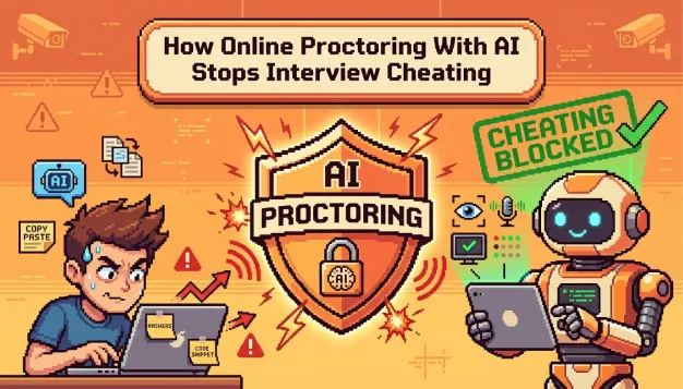 How Online Proctoring With AI Stops Interview Cheating
