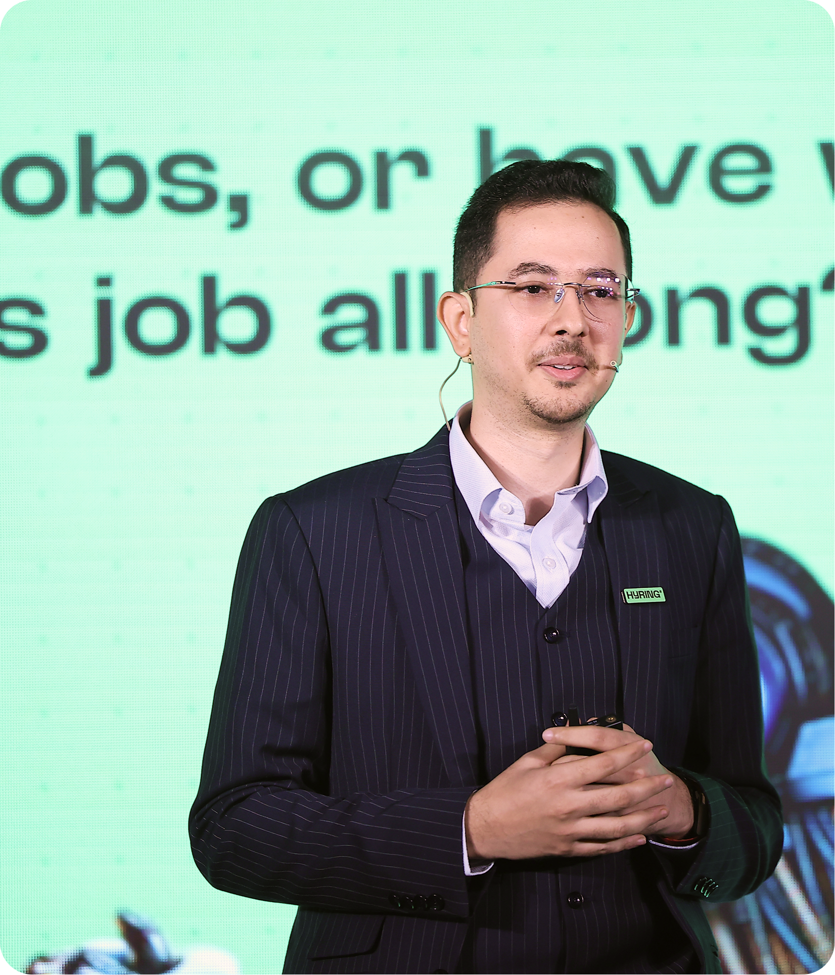 Adithyan RK at an event